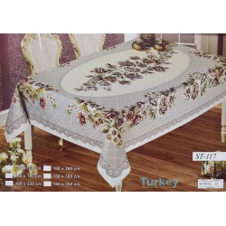 رومیزی ناهارخوری 6 نفره ترک ساغول تک استیل ST-117
