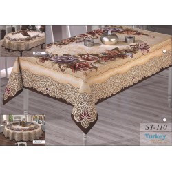 رومیزی ناهارخوری 8 نفره ترک ساغول مستطیلی ST-110