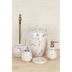ست سرویس بهداشتی 5 پارچه Arow مدل Purple Perla