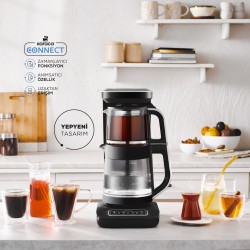 چایساز و قهوه ساز سخنگو کاراجا Caysever Robotea Pro Connectنقره ای