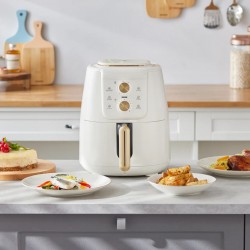 هواپز و سرخ کن کاراجا مدل  Air Pro Cook Manuel XL Airfryer به رنگ کرم طلایی