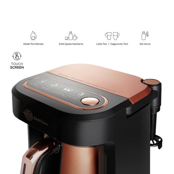 قهوه ساز پنج کاره سخنگو کاراجا Hatir Barista Pro برنز