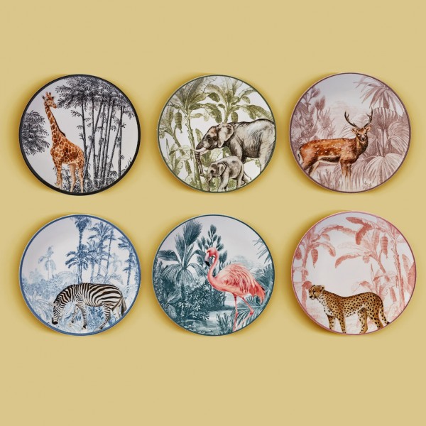کیک خوری 6 نفره 22 سانتی متری کاراجا مدل Jungle