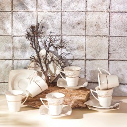 سرویس قهوه خوری 6نفره کاراجا مدل Autumn