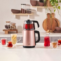 چای ساز استیل کاراجا1 Tea Glass 2 inرزگلد