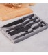 سرویس چاقو 6 پارچه کاراجا مدل Black Stone
