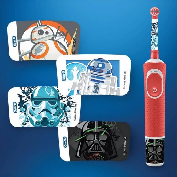 مسواک برقی کودک اورال-بی مدل انیمیشنstar wars
