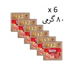 nestle بسته 6 عددی شکلات شیری نستله 80 گرمی مدل 1927