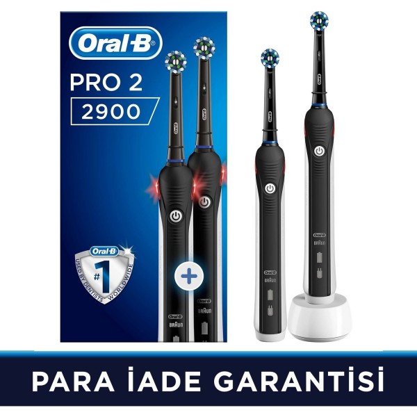 مسواک برقی اورال بی مدل PRO2 2900 - Black Edition