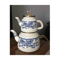ست کتری و قوری Miss Betty مدل  Mavi Çiçek