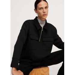 سویشرت زنانه مانگو مدل17097720-POCKETS-I-LM